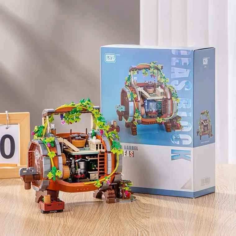 kf S999ced4c79054b12a00321348c47e451j LOZ mini Blocks Teens Building Bricks Toys Make Wine Bucket Puzzle Home Decor Women Men Gift - LOZ MALL